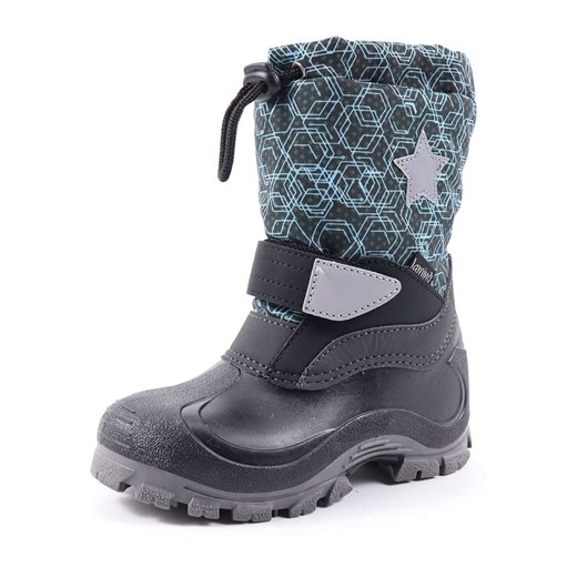 lamino Kozaki zimowe w kolorze antracytowym Lamino 33 Limango Polska wyprzedaż