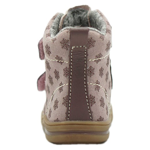 lamino Skórzane botki w kolorze jasnoróżowym Lamino 20 promocja Limango Polska