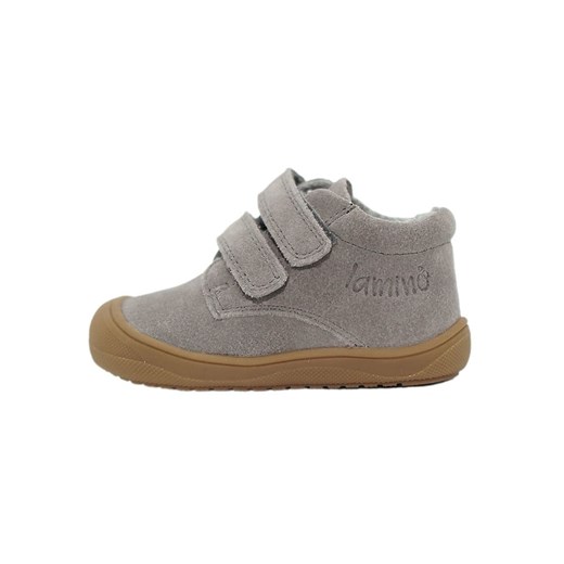 lamino Skórzane sneakersy w kolorze szarym ze sklepu Limango Polska w kategorii Buty zimowe dziecięce - zdjęcie 185792073