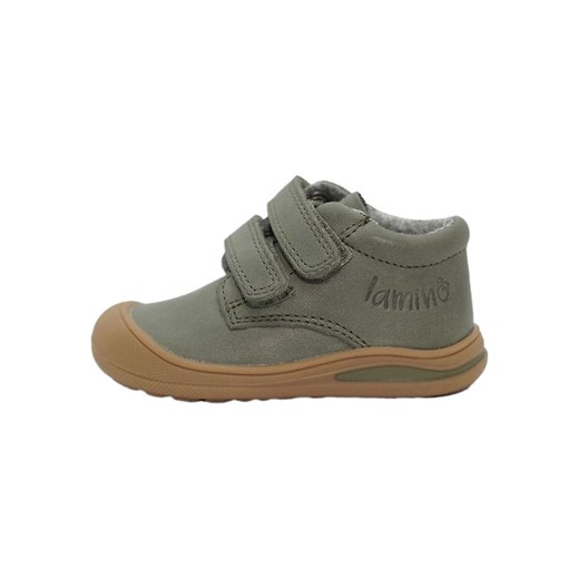 lamino Skórzane sneakersy w kolorze khaki ze sklepu Limango Polska w kategorii Buty zimowe dziecięce - zdjęcie 185792122