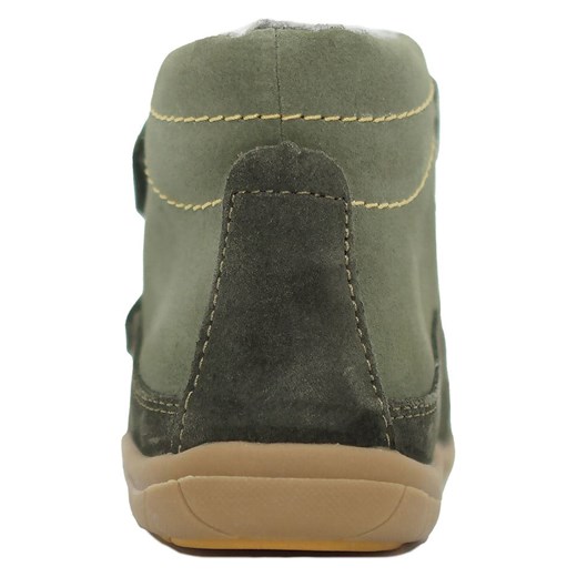 lamino Skórzane buty w kolorze khaki do chodzenia na boso Lamino 28 promocyjna cena Limango Polska