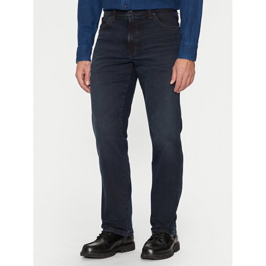 Wrangler Jeansy Texas 112356792 Granatowy Regular Fit ze sklepu MODIVO w kategorii Jeansy męskie - zdjęcie 185792834