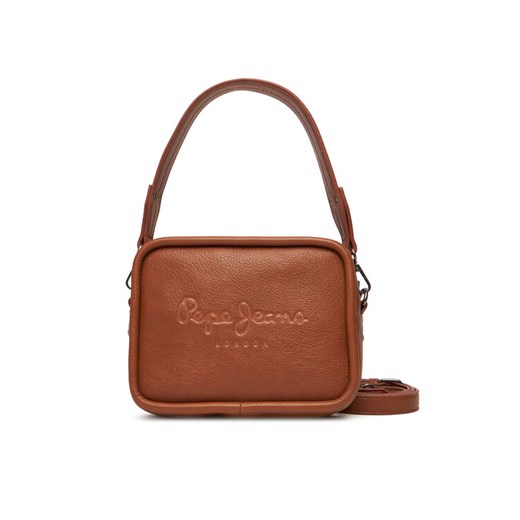 Pepe Jeans Torebka Bassy Code PL0300004 Brązowy ze sklepu MODIVO w kategorii Listonoszki - zdjęcie 185792843
