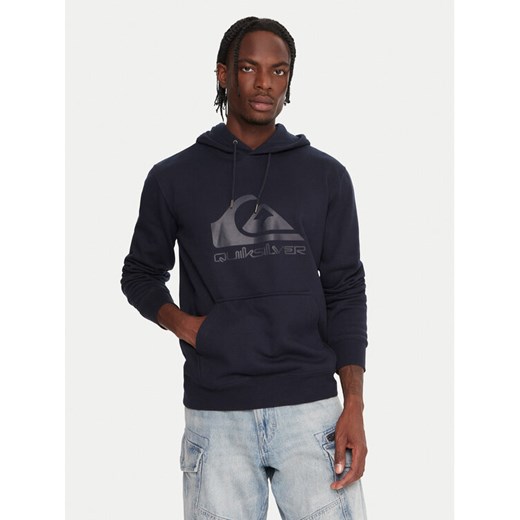 Quiksilver Bluza Comp Logo EQYFT05053 Granatowy Regular Fit ze sklepu MODIVO w kategorii Bluzy męskie - zdjęcie 185792854