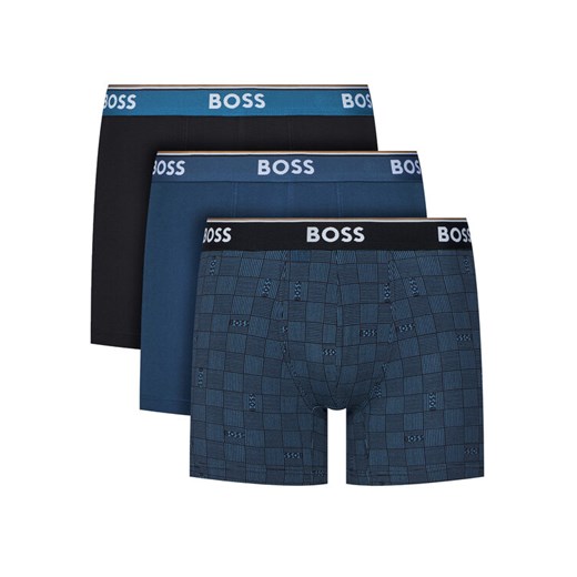 BOSS Komplet 3 par bokserek 50531685 Niebieski ze sklepu MODIVO w kategorii Majtki męskie - zdjęcie 185792883