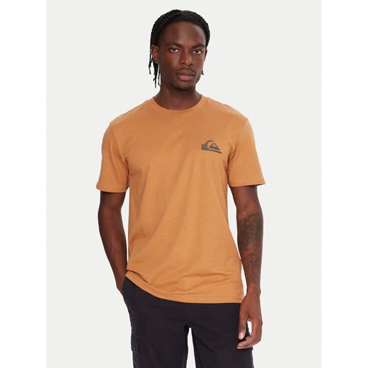 Quiksilver T-Shirt Ev Mini Logo Ss EQYZT08181 Pomarańczowy Regular Fit ze sklepu MODIVO w kategorii T-shirty męskie - zdjęcie 185792964
