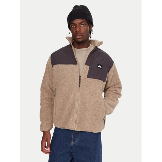Quiksilver Polar Shallow Water EQYPF03076 Beżowy Regular Fit ze sklepu MODIVO w kategorii Bluzy męskie - zdjęcie 185792982