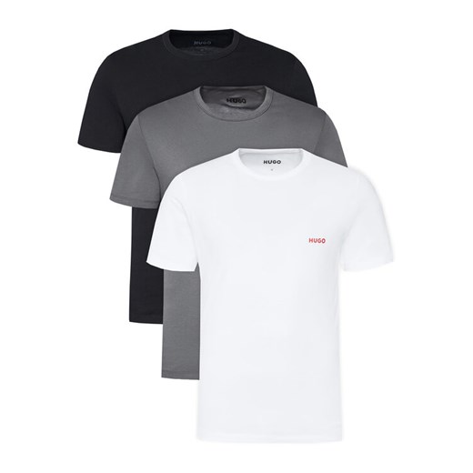 HUGO Komplet 3 t-shirtów 50532811 Kolorowy Regular Fit ze sklepu MODIVO w kategorii T-shirty męskie - zdjęcie 185793032