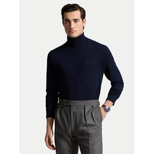 Polo Ralph Lauren Golf 710946145001 Granatowy Regular Fit ze sklepu MODIVO w kategorii Swetry męskie - zdjęcie 185793060