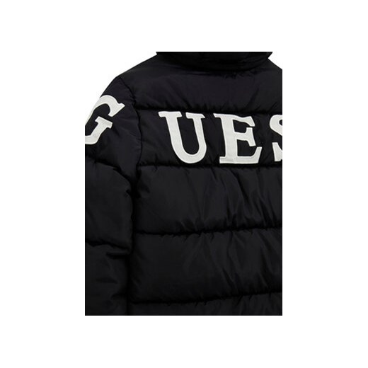 Guess Kids Płaszcz zimowy J5BL15 WB240 Czarny Regular Fit 14Y MODIVO