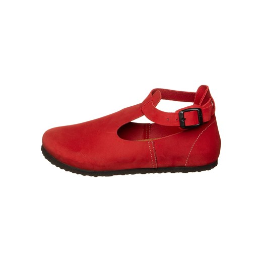 Comfortfusse Skórzane baleriny w kolorze czerwonym z paskiem ze sklepu Limango Polska w kategorii Balerinki - zdjęcie 185794590