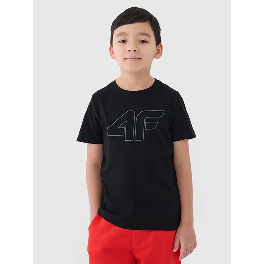 4F Koszulka w kolorze czarnym ze sklepu Limango Polska w kategorii T-shirty chłopięce - zdjęcie 185794630