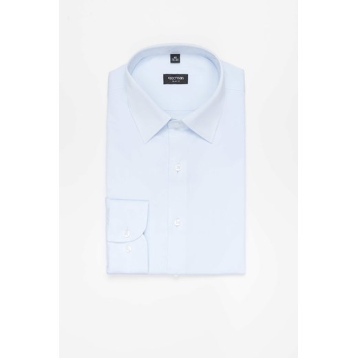 KOSZULA VERSONE 3152M DŁUGI RĘKAW SLIM FIT BŁĘKITNY ze sklepu Recman w kategorii Koszule męskie - zdjęcie 185795102