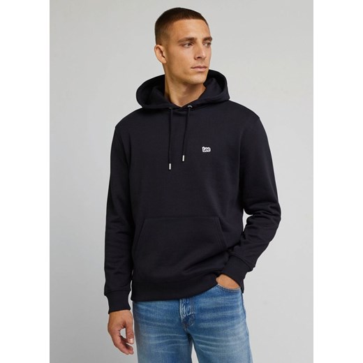 LEE PLAIN HOODIE MĘSKA BLUZA Z KAPTUREM BLACK L80YRF01 ze sklepu YouNeedit.pl w kategorii Bluzy męskie - zdjęcie 185795214