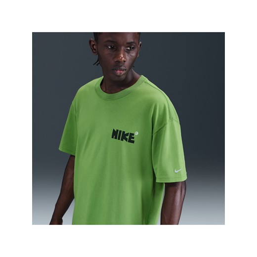 Męski T-shirt do biegania Nike - Zieleń ze sklepu Nike poland w kategorii T-shirty męskie - zdjęcie 185795730