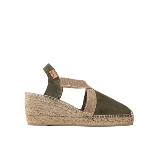Espadryle Toni Pons Tona Zielony ze sklepu eobuwie.pl w kategorii Espadryle damskie - zdjęcie 185796300