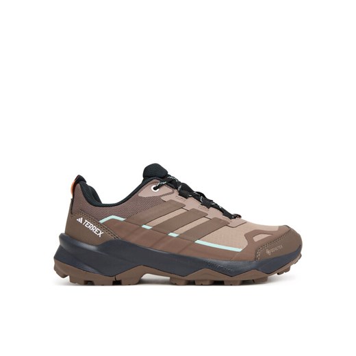 Trekkingi adidas Terrex Skychaser AX5 GORE-TEX JH7806 Brązowy ze sklepu eobuwie.pl w kategorii Buty trekkingowe damskie - zdjęcie 185796323