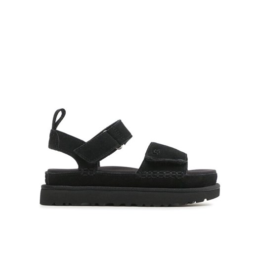 Sandały Ugg W Goldenstar Sandals 1136783 Czarny ze sklepu eobuwie.pl w kategorii Sandały damskie - zdjęcie 185796360