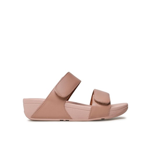 Klapki FitFlop LULU FV6-137 Beżowy ze sklepu eobuwie.pl w kategorii Klapki damskie - zdjęcie 185796362