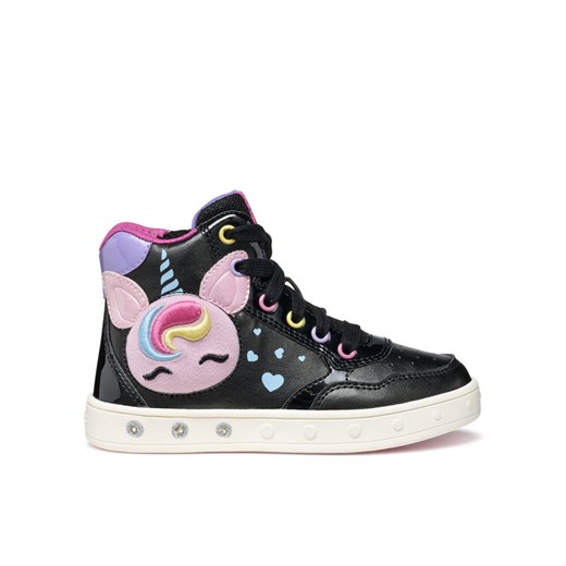 Sneakersy Geox J Skylin J568WD 0NFKN C9240 M Czarny ze sklepu eobuwie.pl w kategorii Buty sportowe dziecięce - zdjęcie 185796381