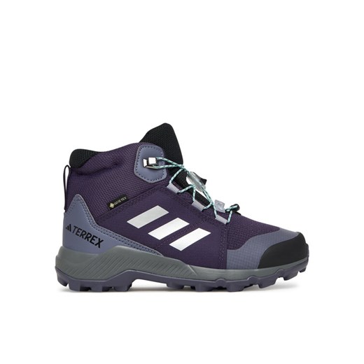 adidas Trekkingi Terrex Mid GORE-TEX JS2928 Fioletowy ze sklepu MODIVO w kategorii Buty trekkingowe dziecięce - zdjęcie 185797131