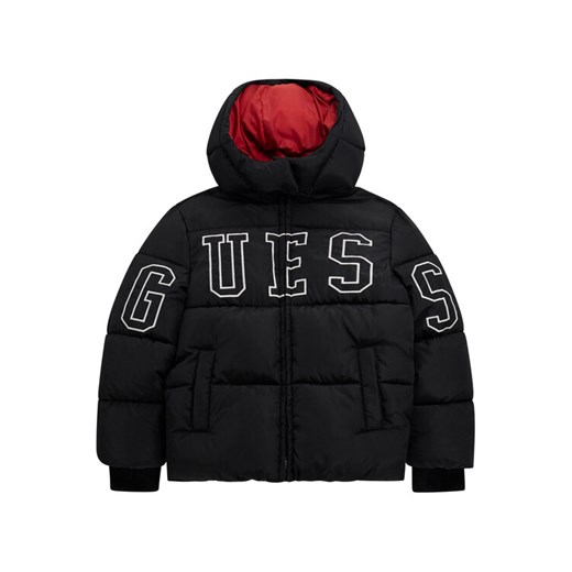 Guess Kids Kurtka zimowa L5BL01 WB240 Czarny Regular Fit ze sklepu MODIVO w kategorii Kurtki chłopięce - zdjęcie 185797294