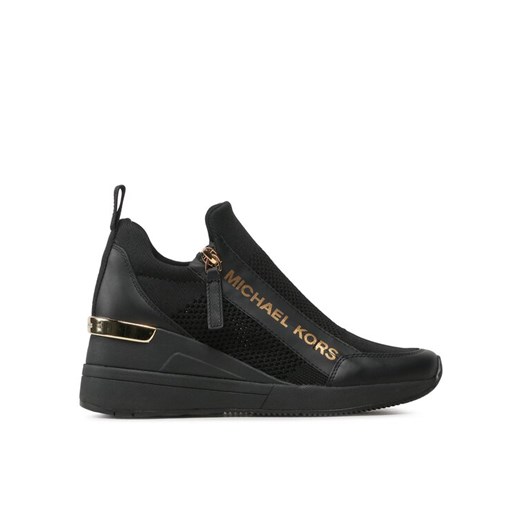 MICHAEL Michael Kors Sneakersy Willis Wedge Trainer 43F3WIFS1D Czarny ze sklepu MODIVO w kategorii Półbuty damskie - zdjęcie 185797304