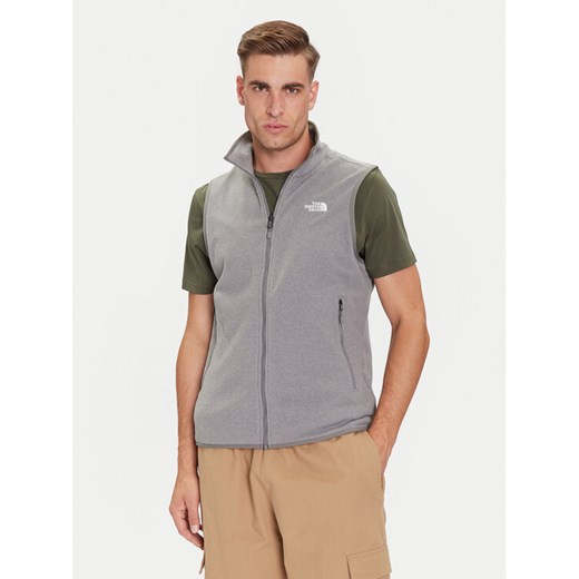 The North Face Kamizelka Glacier NF0A8DQN Szary Regular Fit ze sklepu MODIVO w kategorii Kamizelki męskie - zdjęcie 185797324