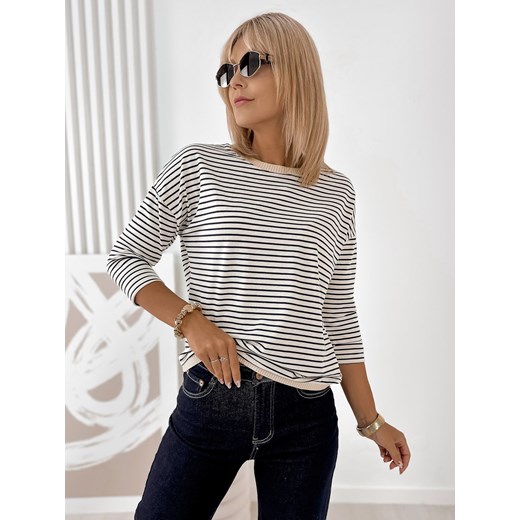 bluzka fanny ecru one size ze sklepu UBRA w kategorii Bluzki damskie - zdjęcie 185798611