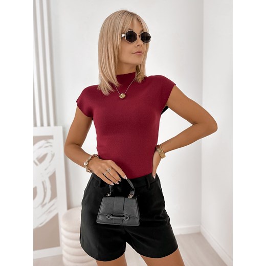 sweter darcy bordowy one size ze sklepu UBRA w kategorii Swetry damskie - zdjęcie 185798701