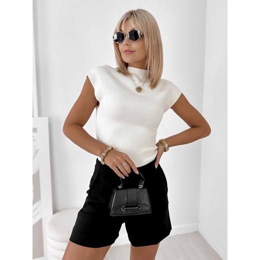 sweter darcy ecru one size ze sklepu UBRA w kategorii Swetry damskie - zdjęcie 185798721
