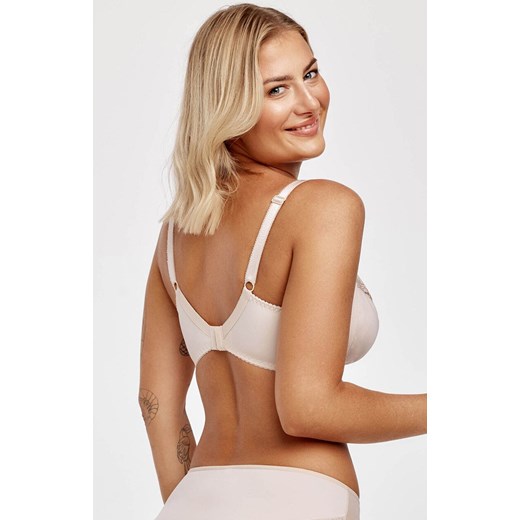 Azal biustonosz miękki soft koronkowy beżowy Diana, Kolor beżowy, Rozmiar 80C, AZAL ze sklepu Intymna w kategorii Biustonosze - zdjęcie 185798950