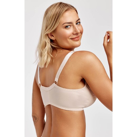 Azal biustonosz półusztywniany zapinany z przodu P025, Kolor beżowy, Rozmiar 85B, AZAL ze sklepu Intymna w kategorii Biustonosze - zdjęcie 185798993