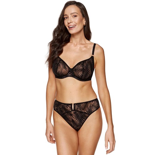 Gorteks czarny biustonosz miękki soft Mare, Kolor czarny, Rozmiar 75C, Gorteks ze sklepu Intymna w kategorii Biustonosze - zdjęcie 185799062