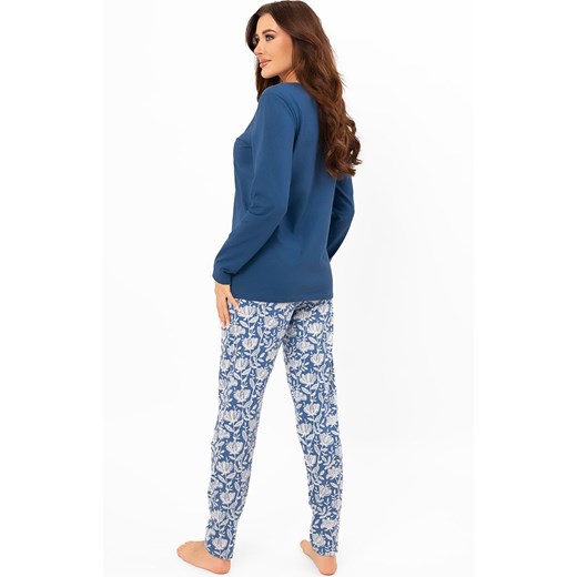 Długa piżama damska jeans Boma, Kolor jeans-wzór, Rozmiar S, Italian Fashion ze sklepu Intymna w kategorii Piżamy damskie - zdjęcie 185799093