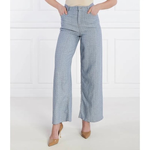 Liu Jo Jeansy | Longline Fit | z dodatkiem lnu ze sklepu Gomez Fashion Store w kategorii Jeansy damskie - zdjęcie 185799292