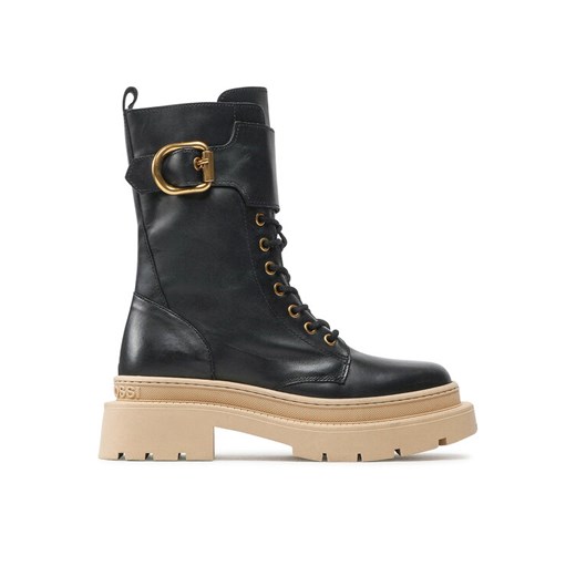 Trapery Gino Rossi 222FW105 Czarny Gino Rossi 39 eobuwie.pl