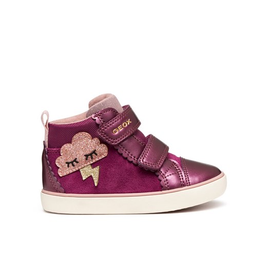 Sneakersy Geox B Gisli B561MD 022NF C8016 M Różowy ze sklepu eobuwie.pl w kategorii Buty sportowe dziecięce - zdjęcie 185800591