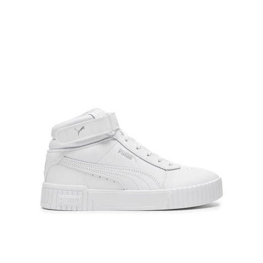 Puma Sneakersy Carina Mid Jr 38737602 Biały ze sklepu MODIVO w kategorii Trampki dziecięce - zdjęcie 185800860