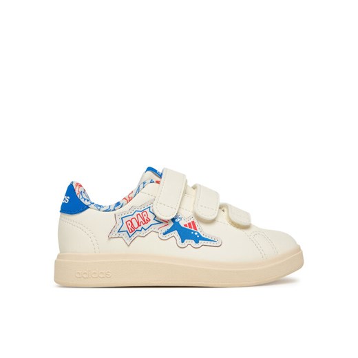 adidas Sneakersy Advantage 2.0 Dino Shoes Kids JP6162 Écru ze sklepu MODIVO w kategorii Buty sportowe dziecięce - zdjęcie 185800904