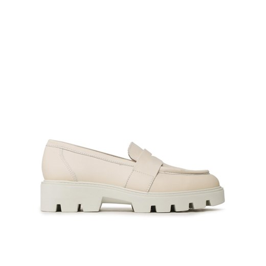 Badura Loafersy AMANTEA-E23-28180N Beżowy ze sklepu MODIVO w kategorii Półbuty damskie - zdjęcie 185800922