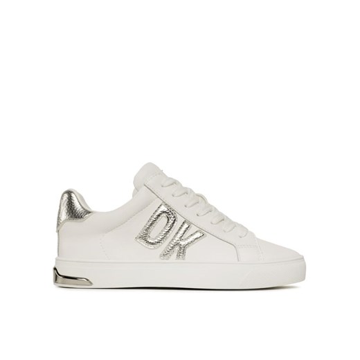 DKNY Sneakersy Abeni Lace Up Sneaker K1300916 Biały ze sklepu MODIVO w kategorii Buty sportowe damskie - zdjęcie 185800923