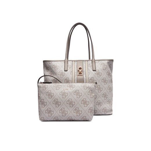 Guess Torebka Erenia HWSO78 38240 Beżowy ze sklepu MODIVO w kategorii Torby Shopper bag - zdjęcie 185800930
