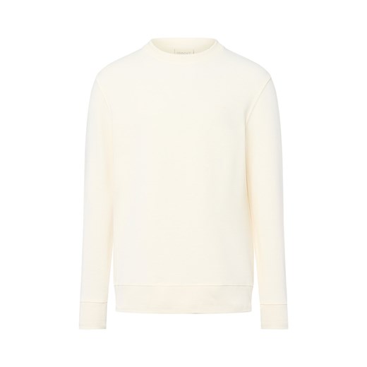 Gant Bluza męska Mężczyźni Bawełna écru wypukły wzór tkaniny ze sklepu vangraaf w kategorii Bluzy męskie - zdjęcie 185801252