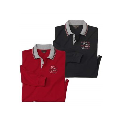 Zestaw 2 bawełnianych polo Highlands ze sklepu Atlas For Men w kategorii T-shirty męskie - zdjęcie 185801890