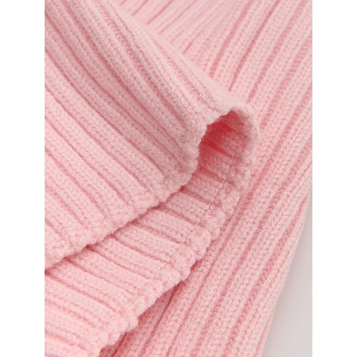 Reserved - Gładki komin z wiskozą - pastelowy róż Reserved ONE SIZE Reserved