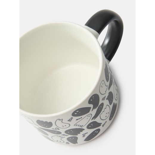 Sinsay - Ceramiczny kubek z uchem w duszki na Halloween - wielobarwny Sinsay One Size Sinsay