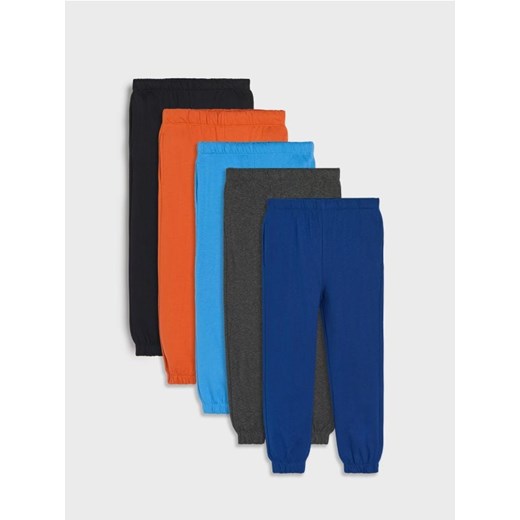 Sinsay - Spodnie loose 5 pack - pomarańczowy ze sklepu Sinsay w kategorii Spodnie dziewczęce - zdjęcie 185804114