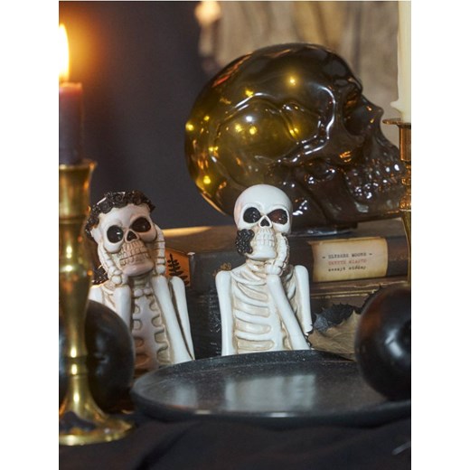 Sinsay - Dekoracja halloweenowa w kształcie szkieletu - biały ze sklepu Sinsay w kategorii Dom - zdjęcie 185804132
