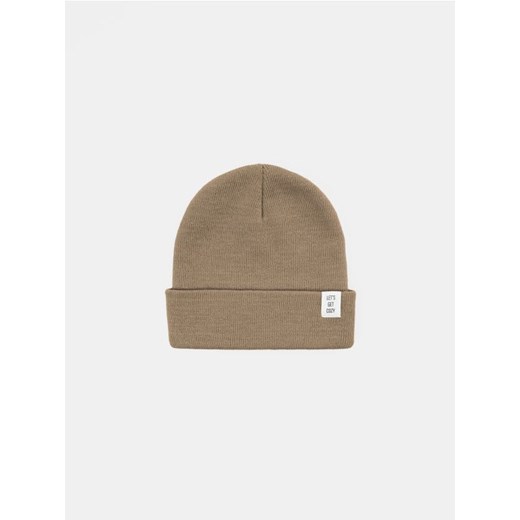 Sinsay - Czapka beanie - beżowy - id: 734FG-08X - marki Sinsay - 185804181 Sinsay - Czapka beanie - beżowy ze sklepu Sinsay w kategorii Czapki zimowe damskie - zdjęcie 185804181